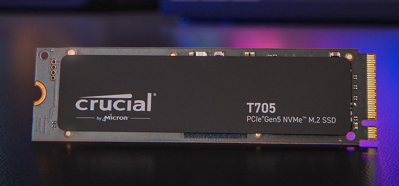 Crucial 2TB M.2 PCIe Gen5 NVMe T705 - Dyski SSD - Sklep