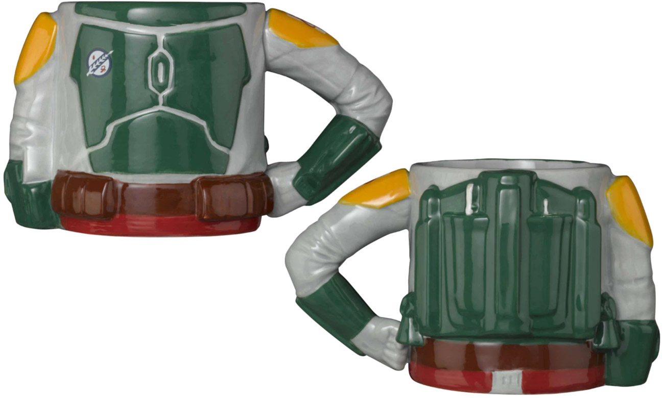 Kubek Cable Guys 3D Boba Fett Arm Mug - Widok od przodu i od tyłu