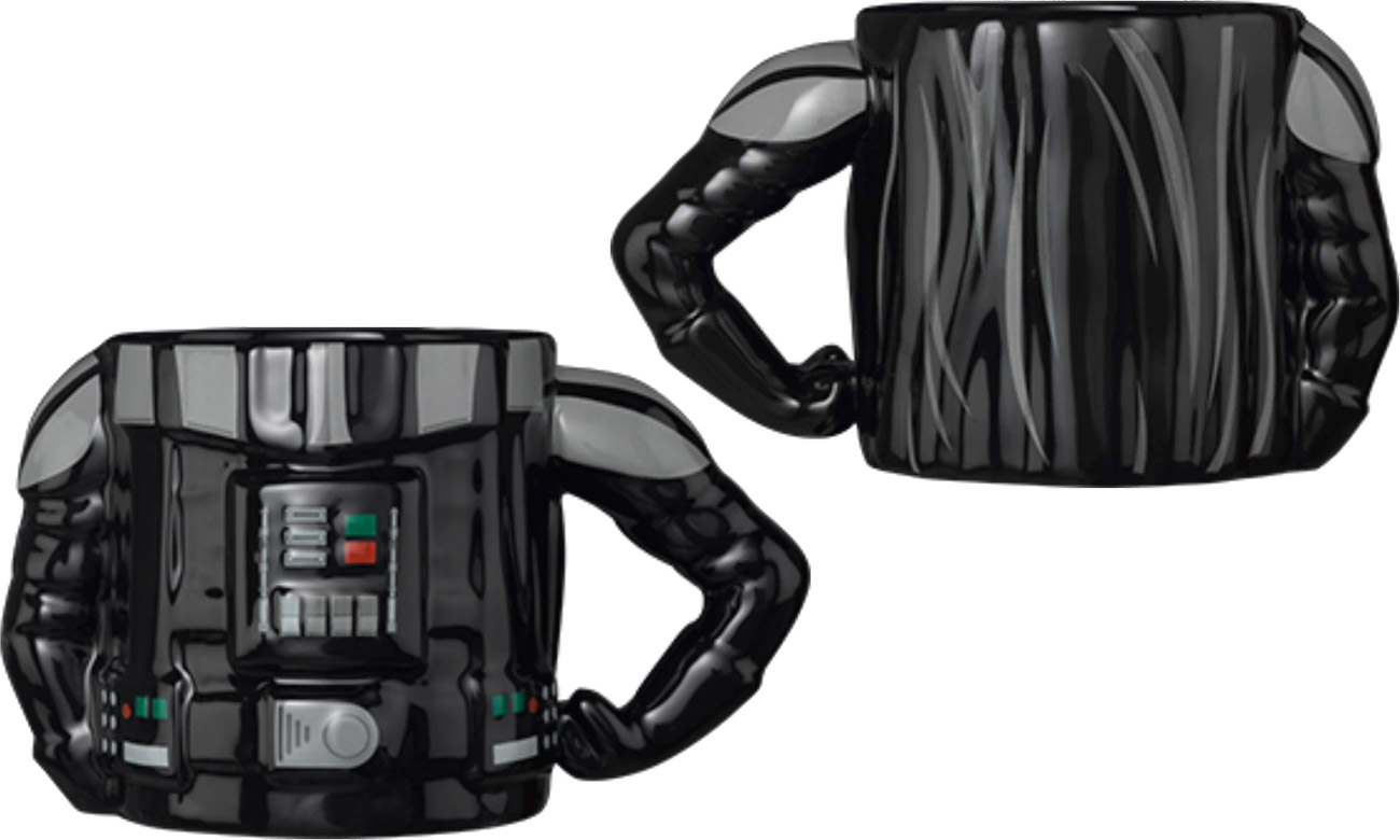 Kubek Cable Guys 3D Darth Vader Arm Mug - Widok od przodu i od tyłu