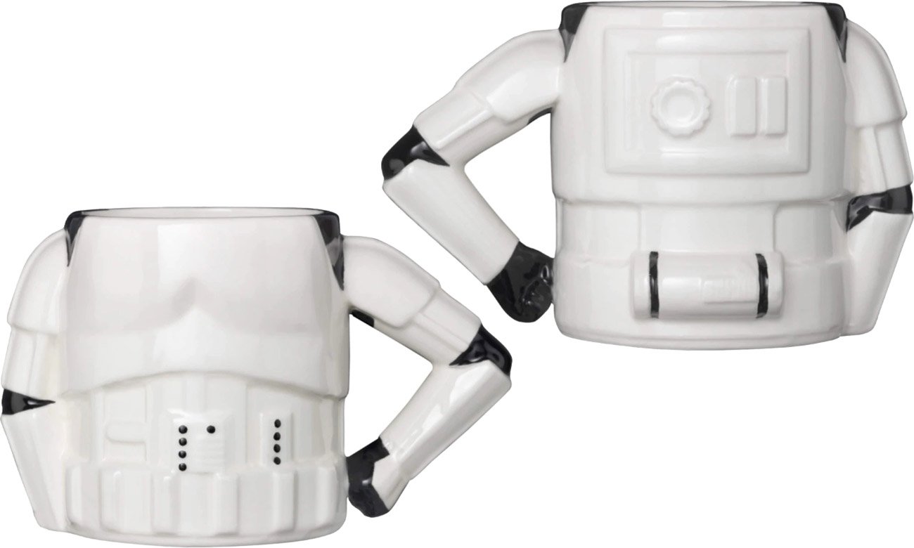 Kubek Cable Guys 3D Stromtrooper Arm Mug - Widok od przodu i od tyłu