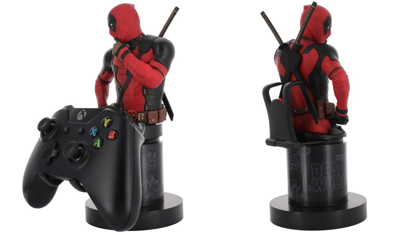 Ständer / Halterung Deadpool 3 Cable Guys R.E.S.T - Ansicht von vorne und hinten im Winkel