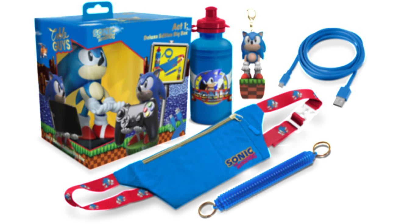 Widok ogólny zestawu Cable Guys Sonic Deluxe Big Box