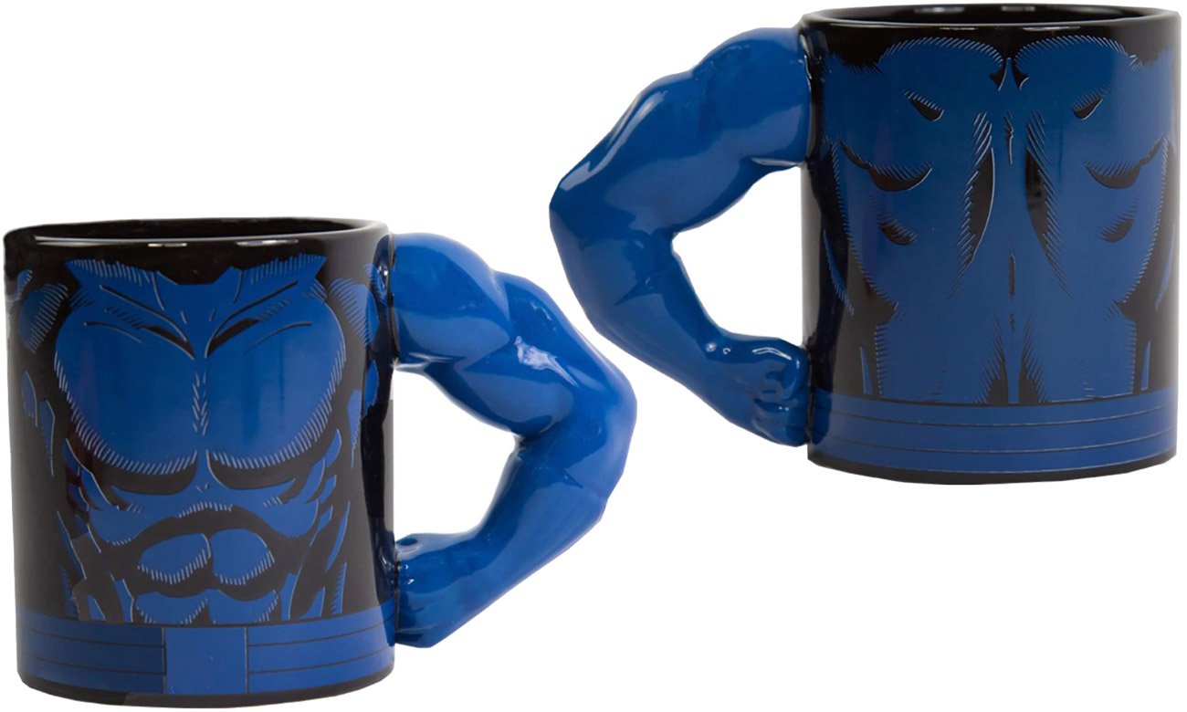 Kubek Cable Guys Black Panther Arm Mug - Widok od przodu i od tyłu