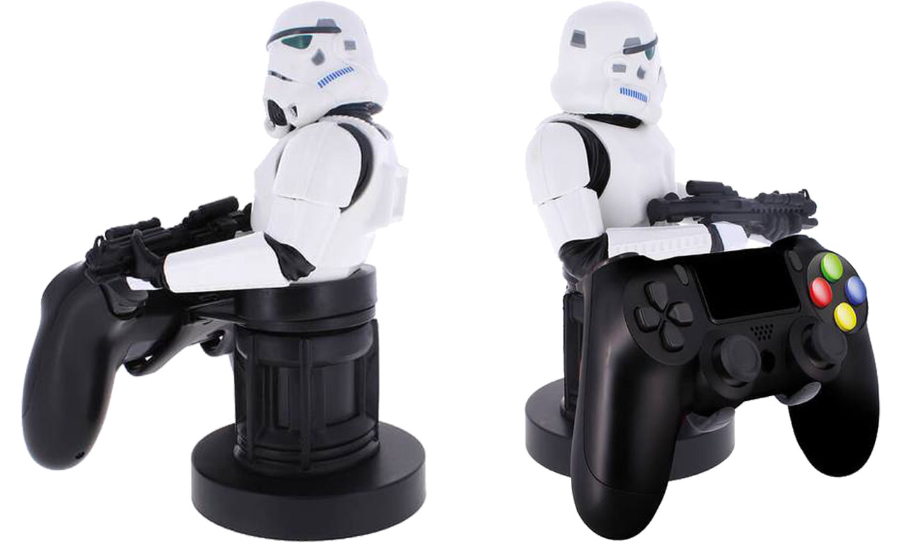 Figurka Cable Guys Szturmowiec Imperium - Widok z boku i od przodu + kontrolery