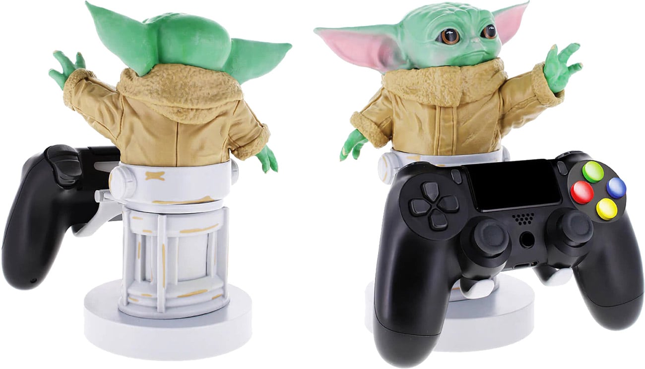 Figurka Cable Guys The Mandalorian - The Child - Widok od tyłu i od przodu + kontrolery