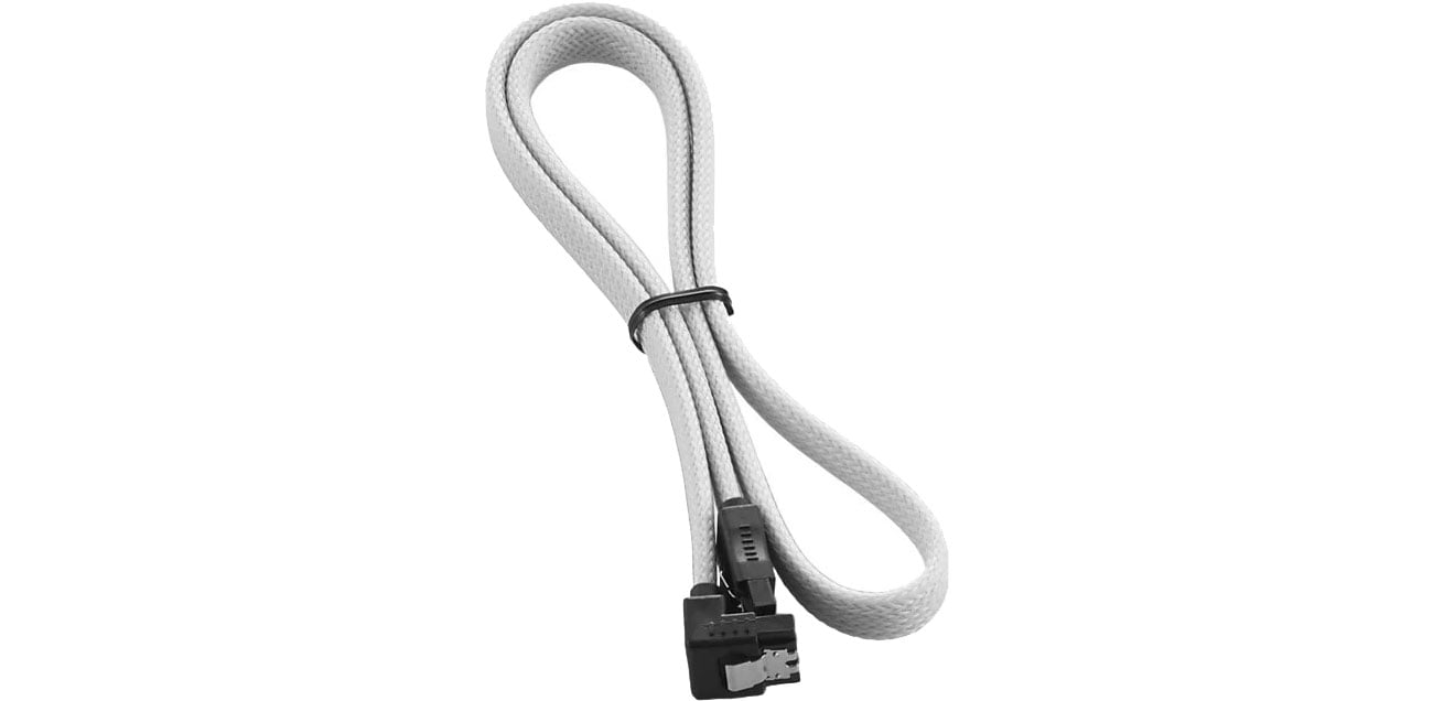CableMod ModMesh kabel SATA 3 kątowy 60 cm biały