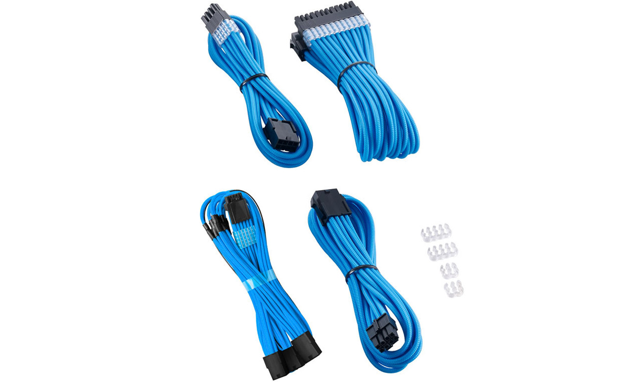 Zestaw kabli Pro ModMesh 12VHPWR Cable Extension Kit - Jasno niebieski