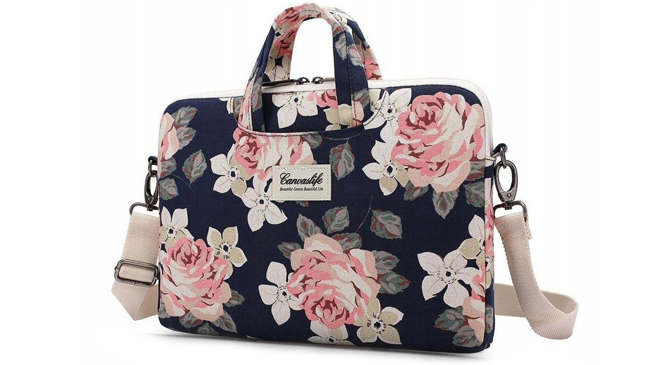 Etui Canvaslife Briefcase Laptop 15-16 navy rose