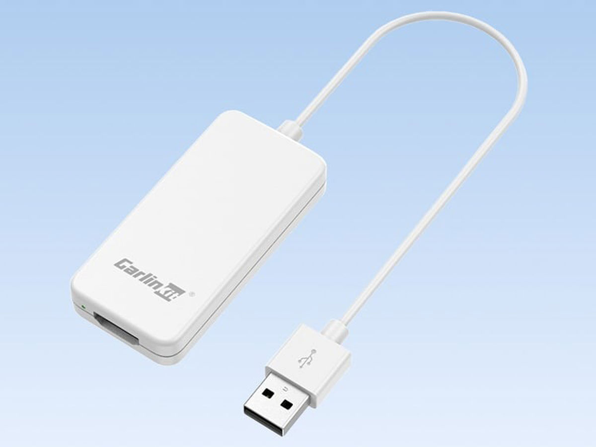 Adapter samochodowy Carlinkit CPC200-HD2CP CarPlay - Widok ogólny, grafika z tłem