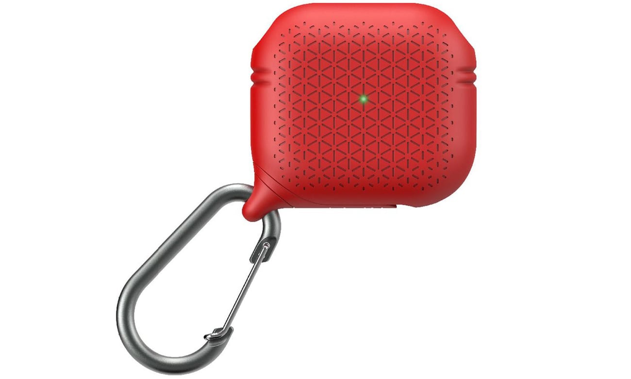 Etui Catalyst Waterproof Vibe do Apple AirPods (3. gen.) Flame red - Widok od przodu