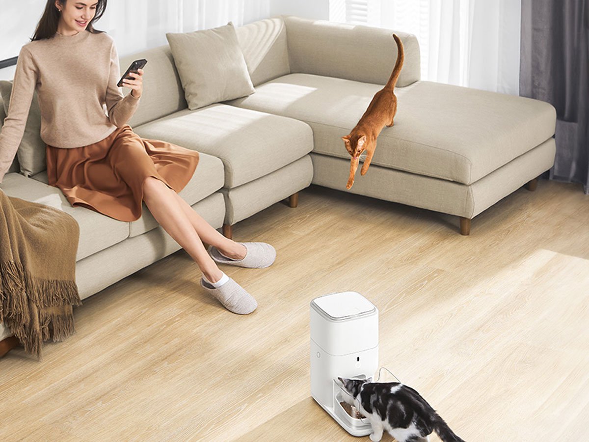 Catlink Inteligentny dozownik karmy z funkcją rozpoznawania kota aplikacja
