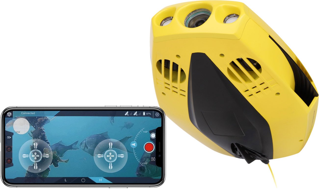 Dron podwodny Chasing DORY - Kontrola za pomoc smartfona