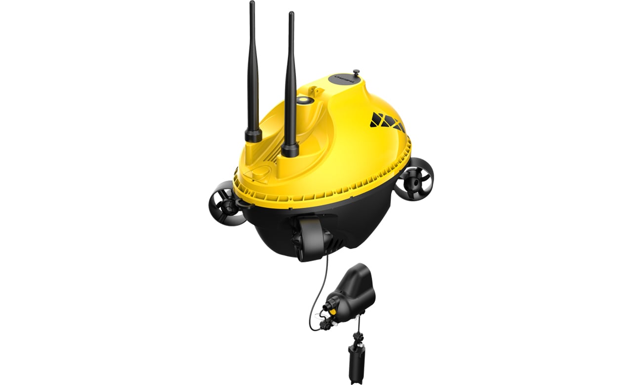 Dron podwodny Chasing F1 (20m) - Widok od tyłu pod kątem