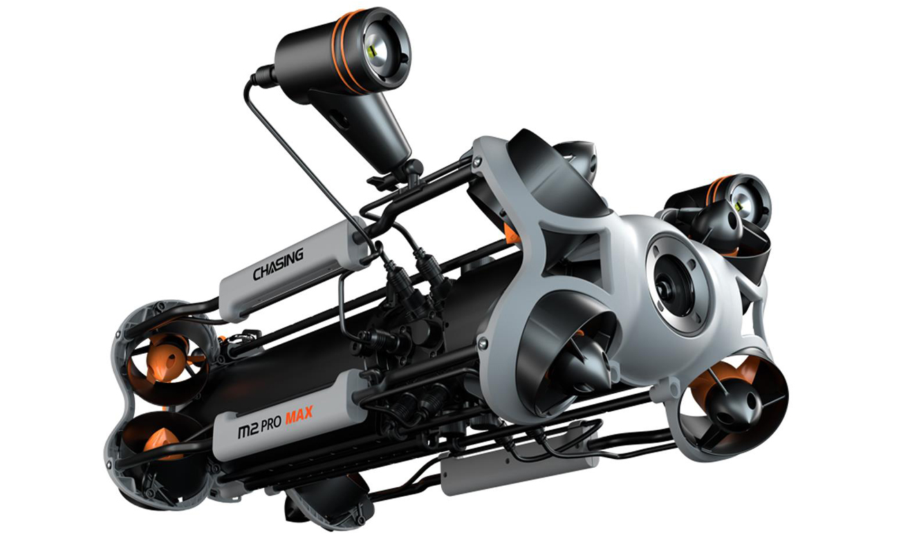 Dron podwodny Chasing M2 Pro Max - Widok od przodu pod kątem