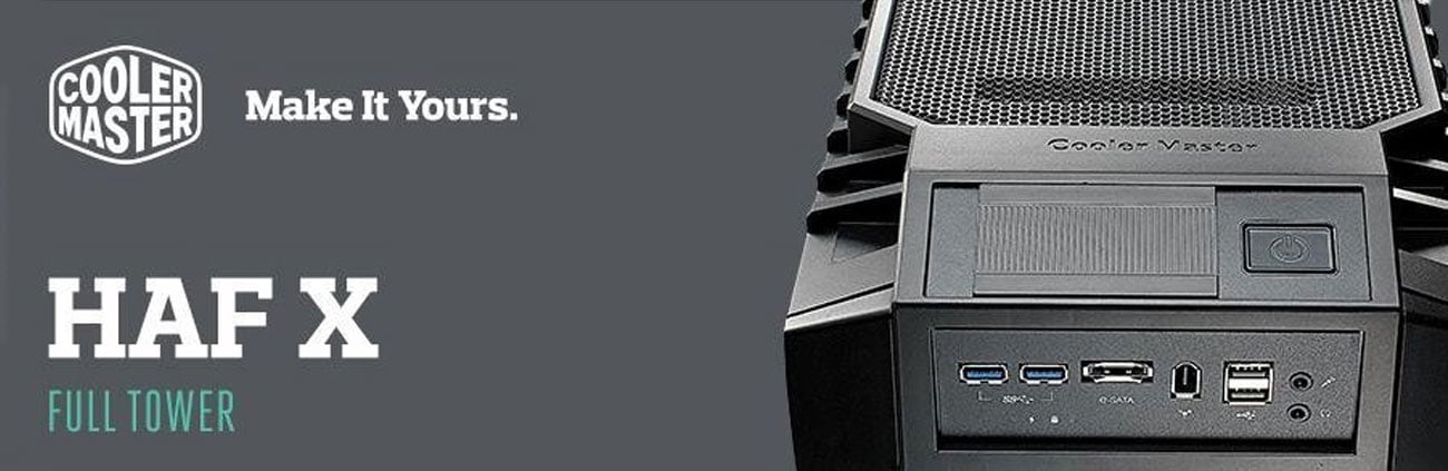 Obudowa ATX/BTX Cooler Master HAFX 942 czarna RC-942-KKN1 big Tower