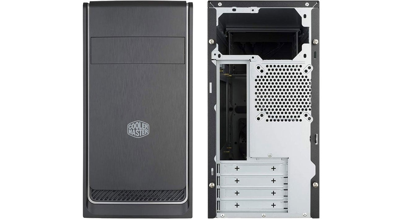 Cooler Master MasterBox E300L Przód i tył