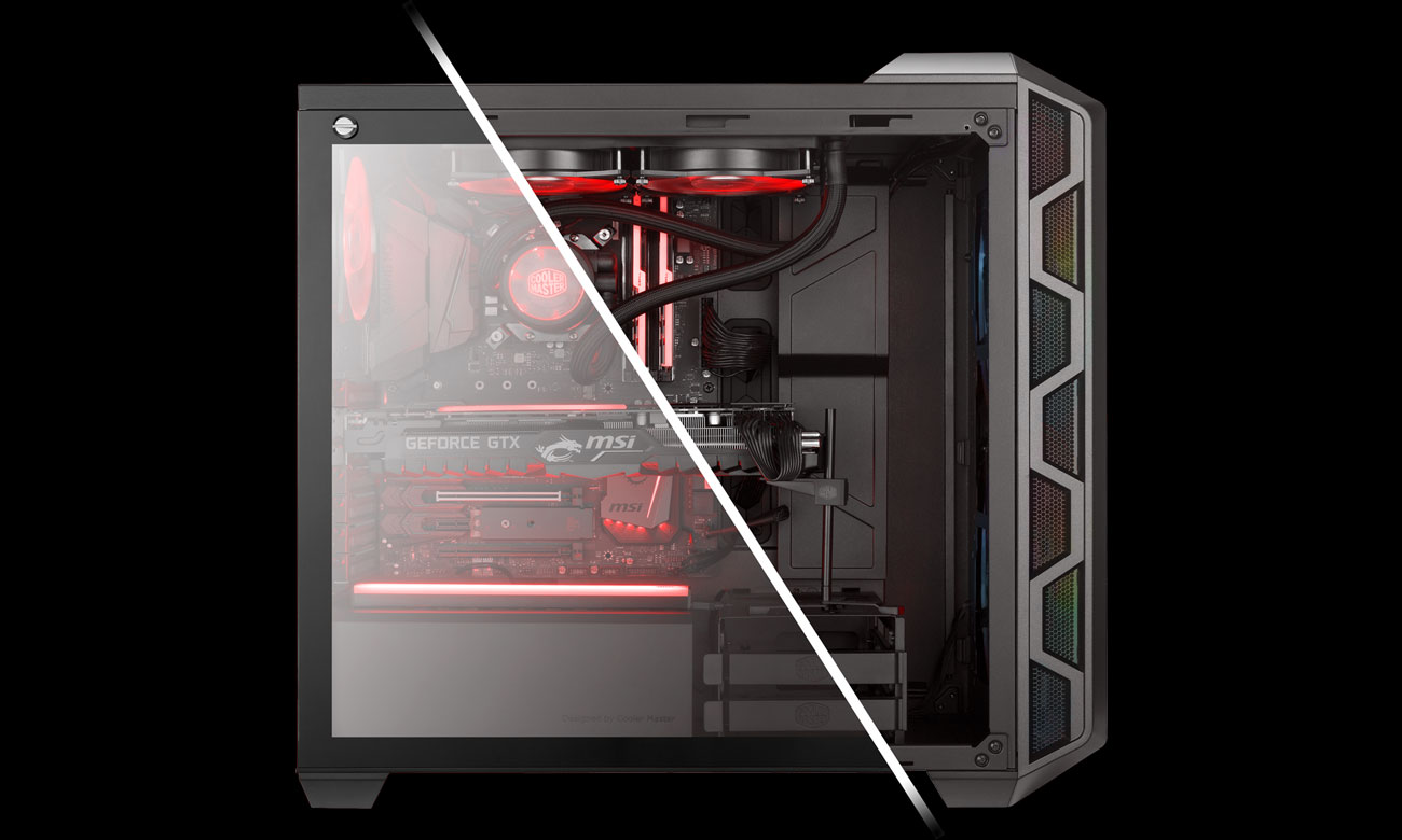 Cooler Master MasterCase H500 ARGB - Wnętrze