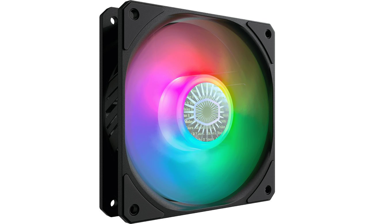 Wentylator Cooler Master Sickleflow 120 ARGB widok z boku