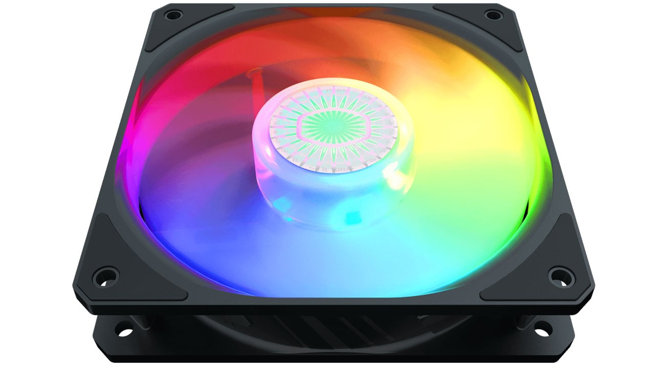 Wentylator Cooler Master Sickleflow 120 ARGB widok z dołu