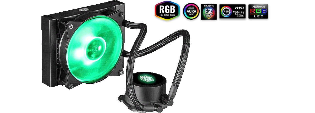 Cooler Master MasterLiquid ML120L Podświetlenie RGB