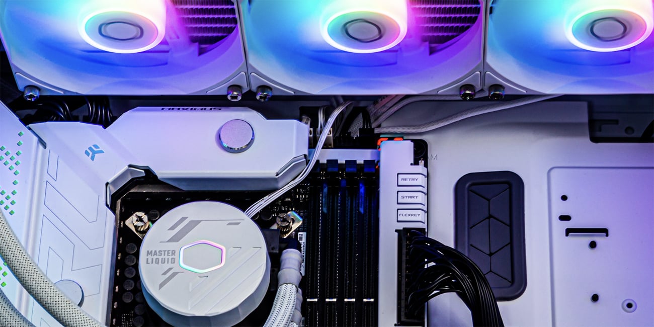 Cooler Master MasterLiquid 360L Core ARGB White chłodzenie wodne