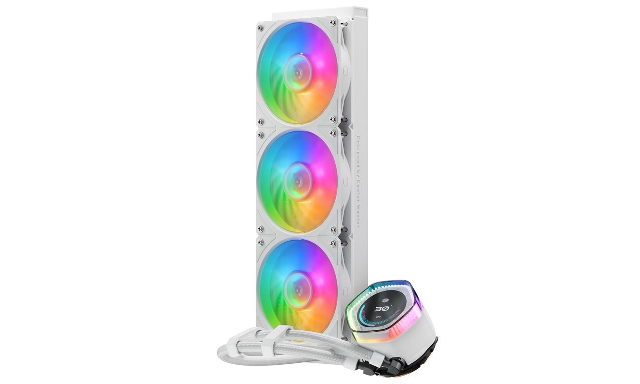 Cooler Master MasterLiquid 360 Ion White ARGB 3x120mm