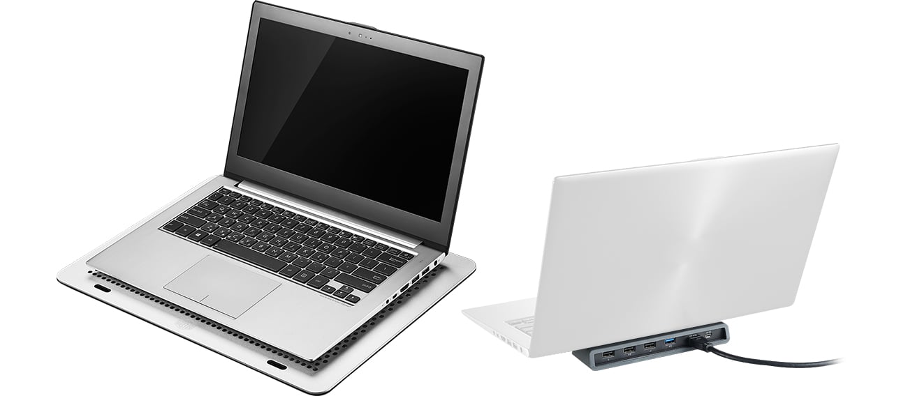 Cooler Master MasterNotepal PRO kąty nachylenia