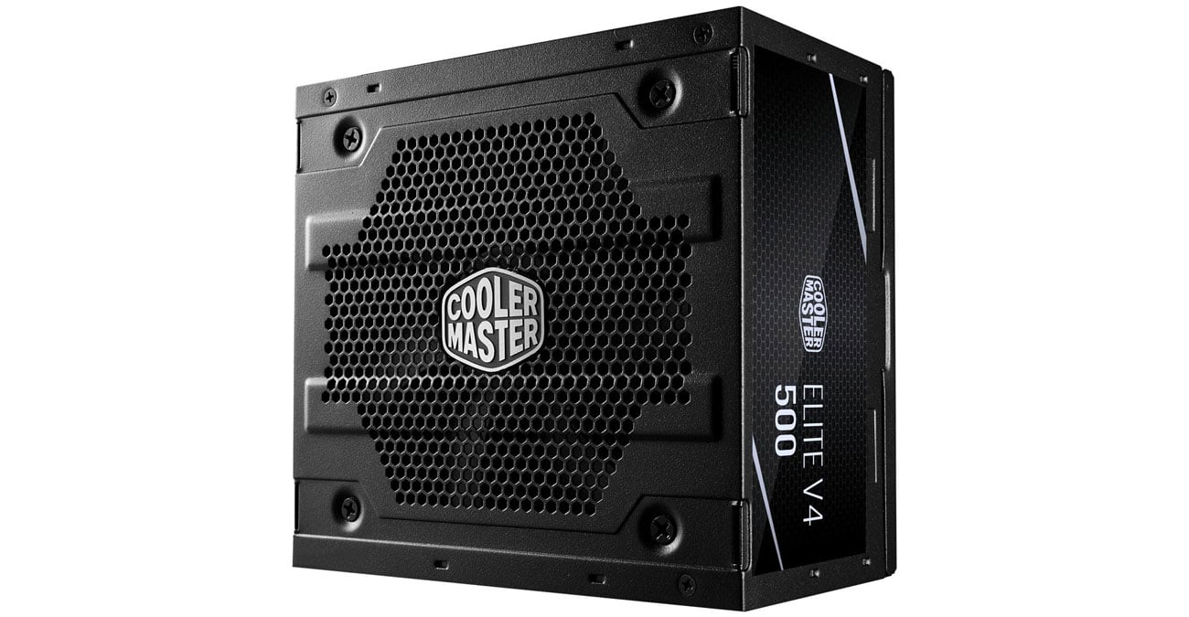 Zasilacz do komputera Cooler Master Elite V4 500W widok z przodu