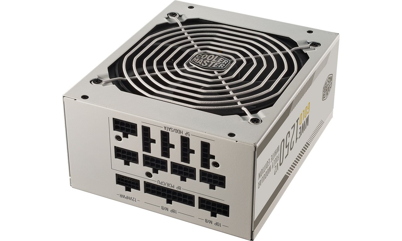 Cooler Master MWE GOLD-V2 1250 W white modularne kable