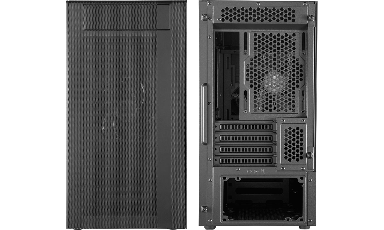 Cooler Master Masterbox NR400 (ODD) - Przód, tył