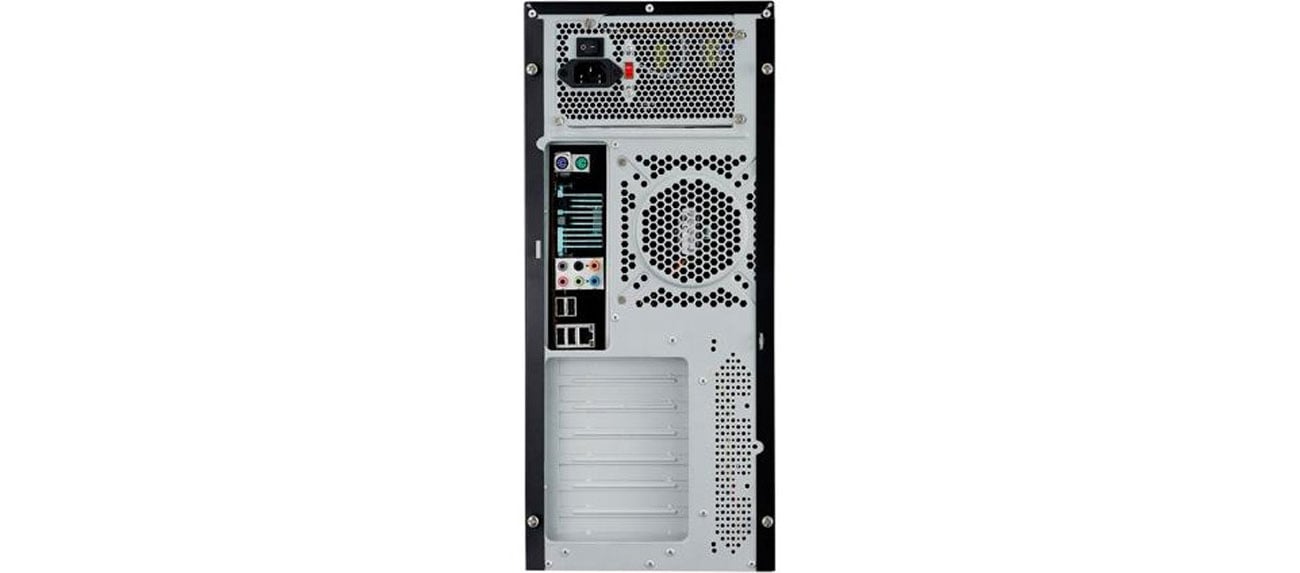 Obudowa ATX/BTX Cooler Master ELITE 310 czarno-srebrna wydajne chłodzenie