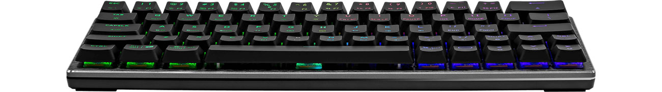 Cooler Master SK620 Czarna Niskoprofilowe klawisze