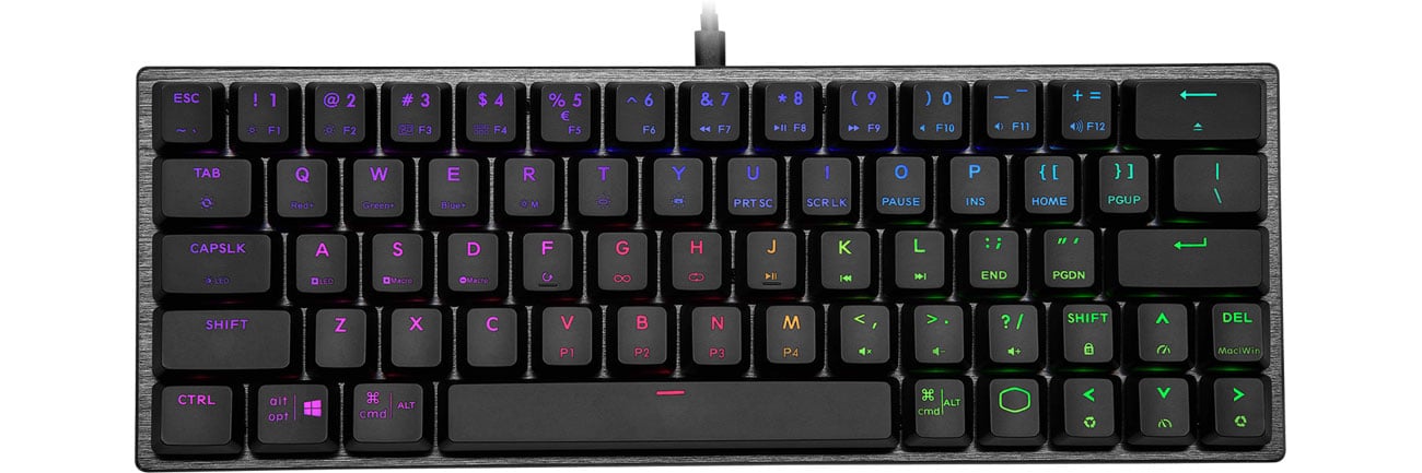 Cooler Master SK620 Czarna podświetlenie RGB