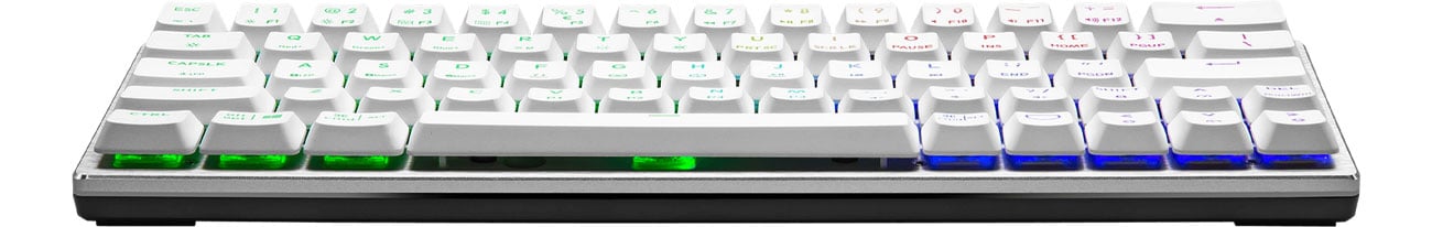 Cooler Master SK620 Biała Niskoprofilowe klawisze