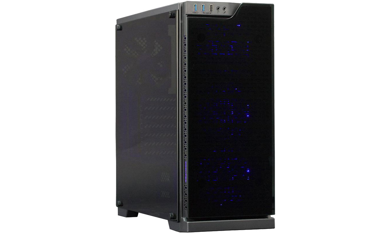 Obudowa do komputera Cooltek TG-01 niebieski 600045150