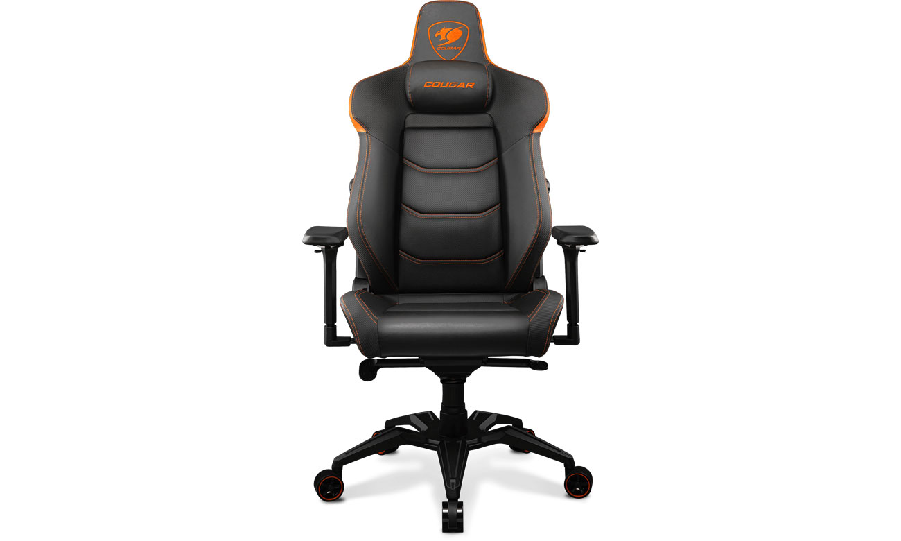 Cougar ARMOR EVO Black/Orange widok z przodu