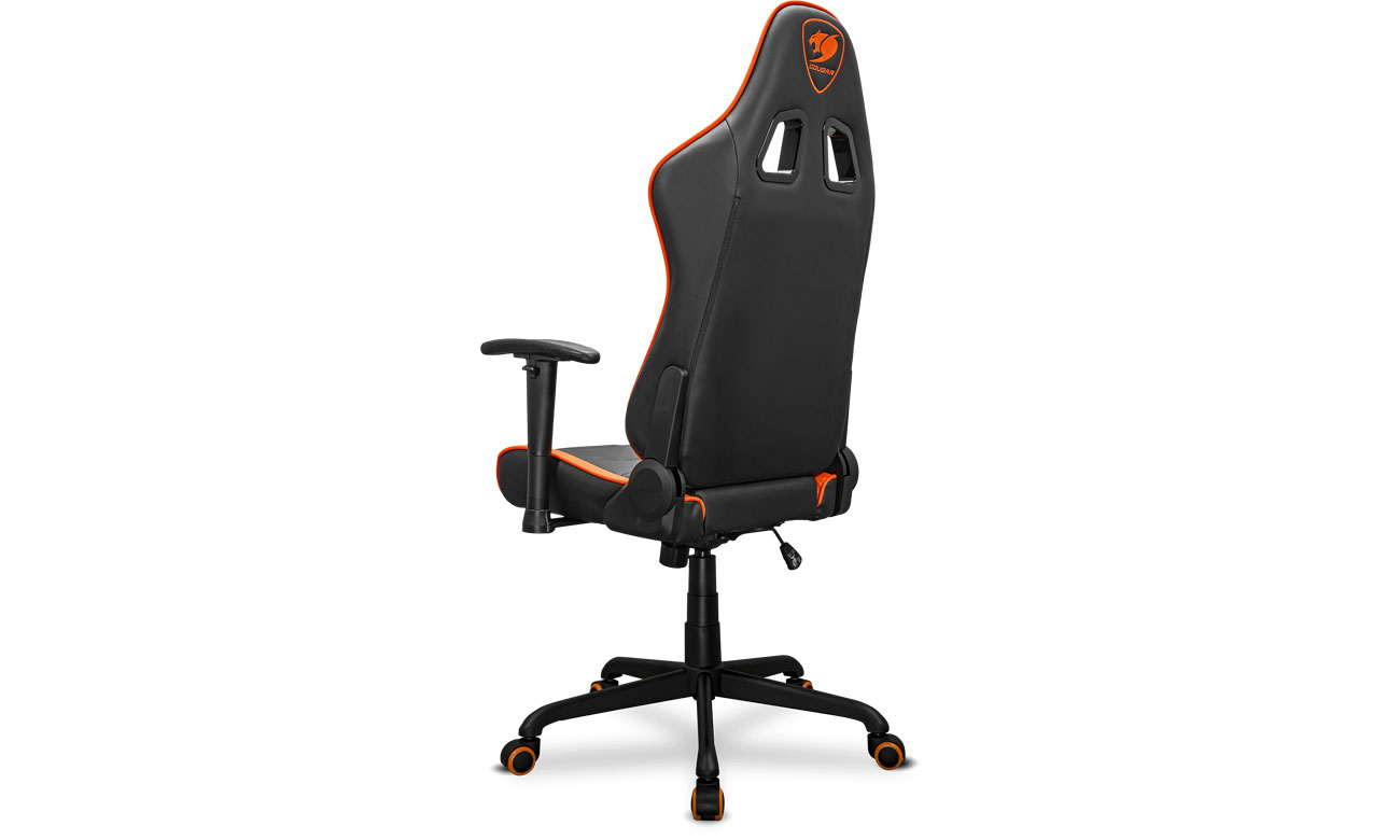 Cougar ARMOR Elite Black Orange widok z tyłu