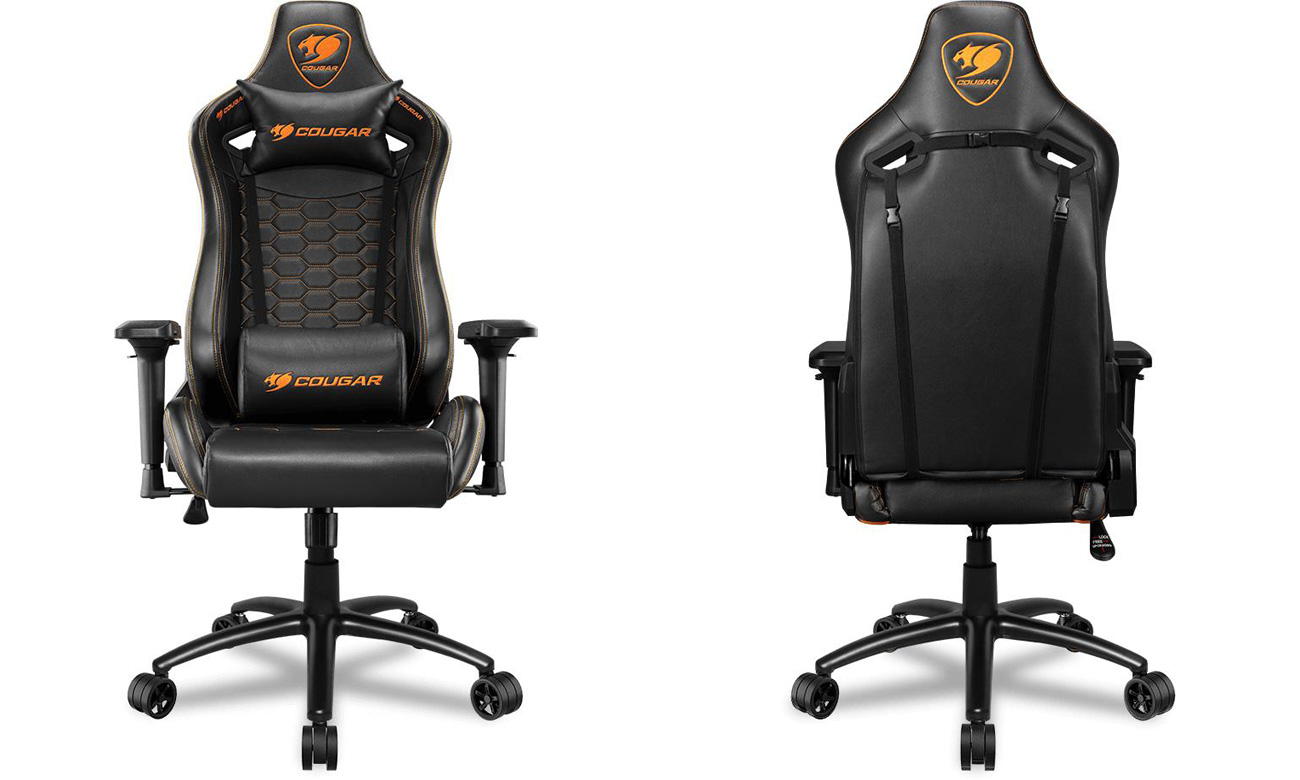 Cougar Outrider S Black - Fotele gamingowe - Sklep komputerowy - x-kom.pl
