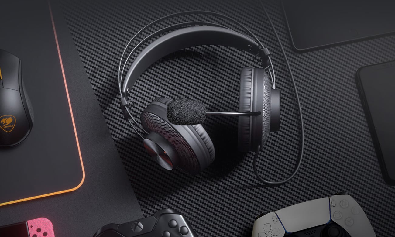 Zestaw słuchawkowy Cougar Immersa - Przetworniki o średnicy 40 milimetrów