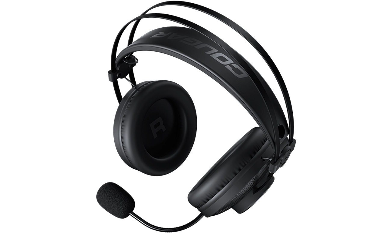 Zestaw słuchawkowy Cougar Immersa - Widok od przodu pod kątem