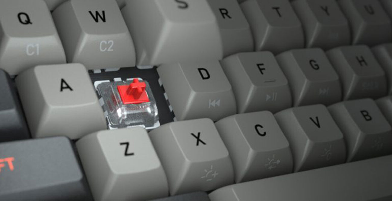 Cougar Puri Mini przełączniki Gateron Red