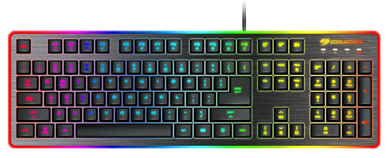 Klawiatura Cougar Combo Deathfire EX widok z góry
