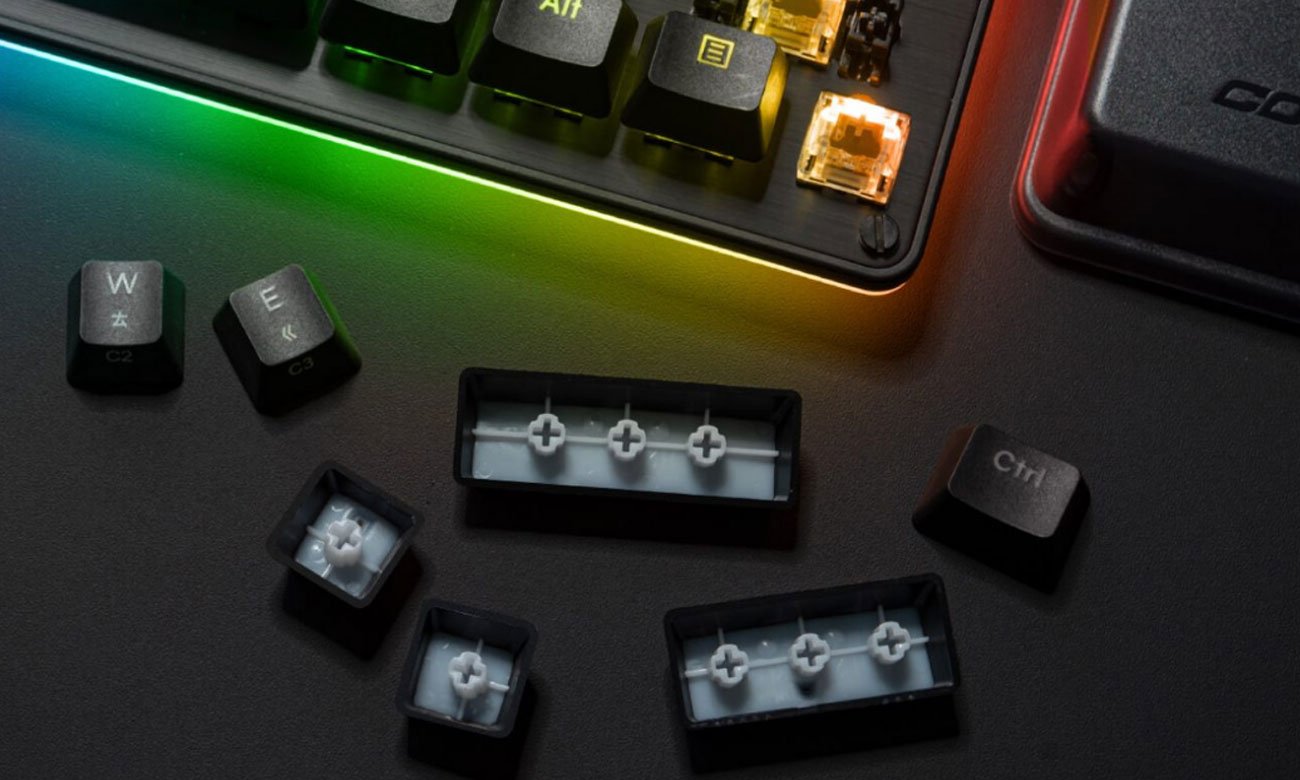 Cougar Puri Mini RGB nasadki z PBT