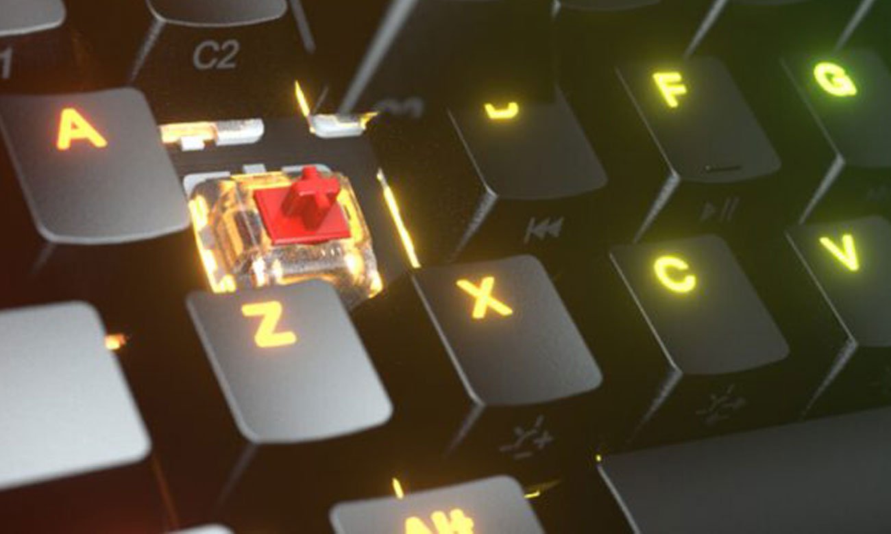 Cougar Puri Mini RGB przełącznik GATERON RED
