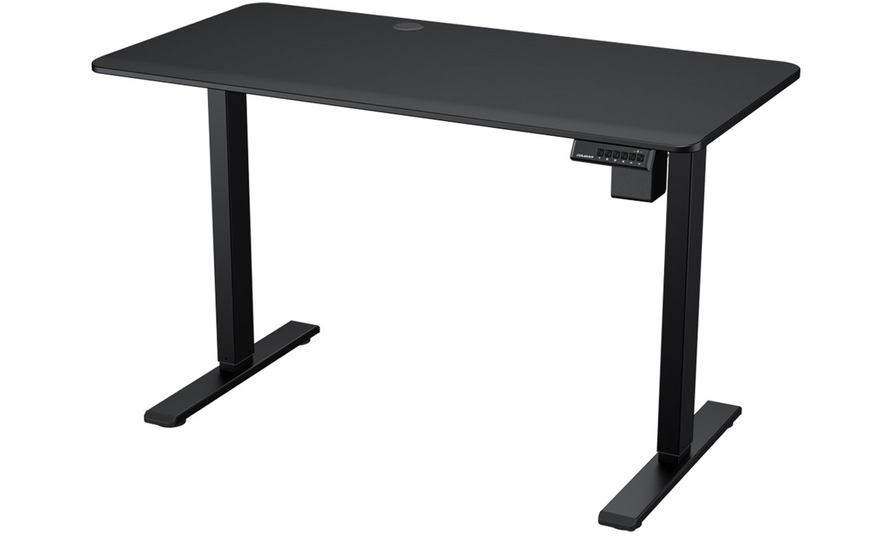 Biurko gamingowe Cougar Royal Mossa 120 Black - Widok od przodu pod kątem