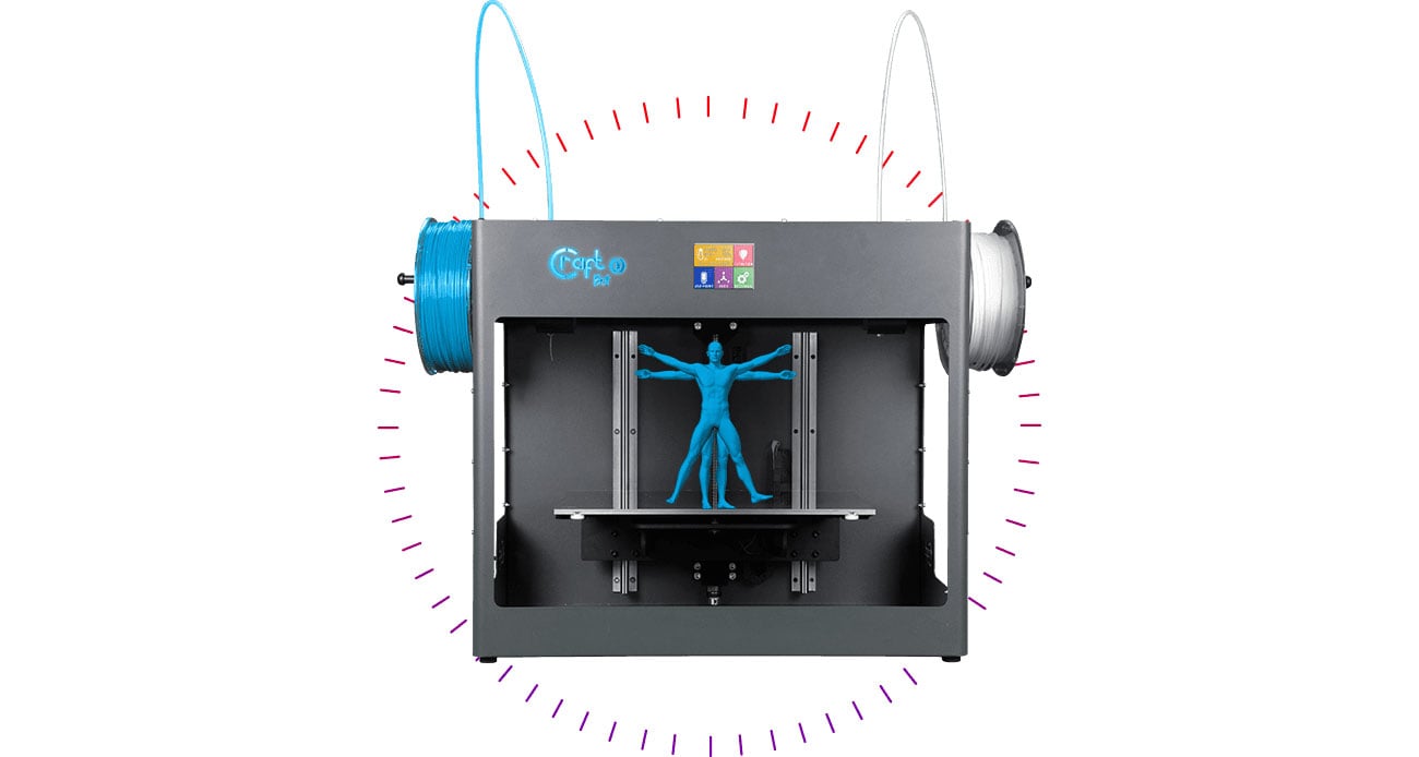 Drukarka 3D CraftBot 3 (GRAY) pr.999.027