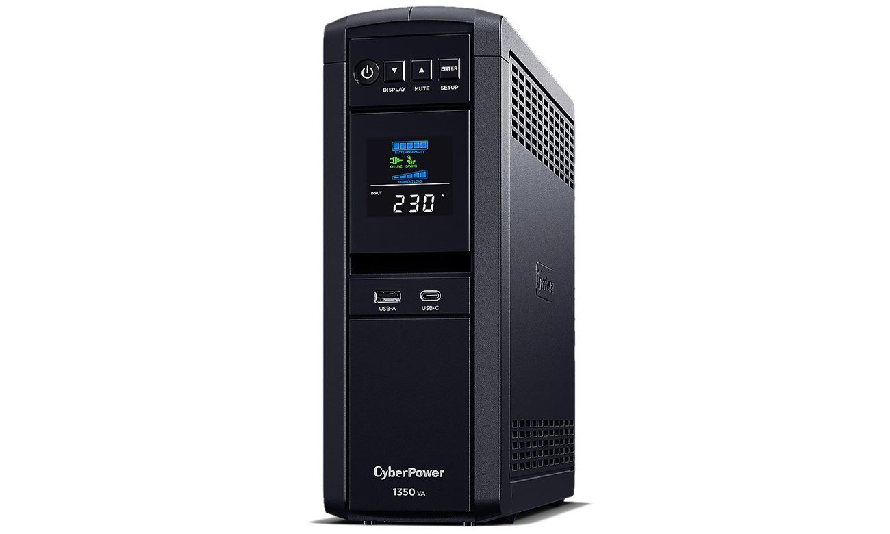 Zasilacz UPS CyberPower CP1600EPFCLCD (1600VA/1000W, 6x Schuko, AVR)
