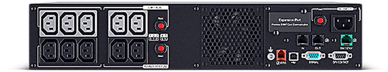 CyberPower UPS PR1500ERT2U widok z tyłu