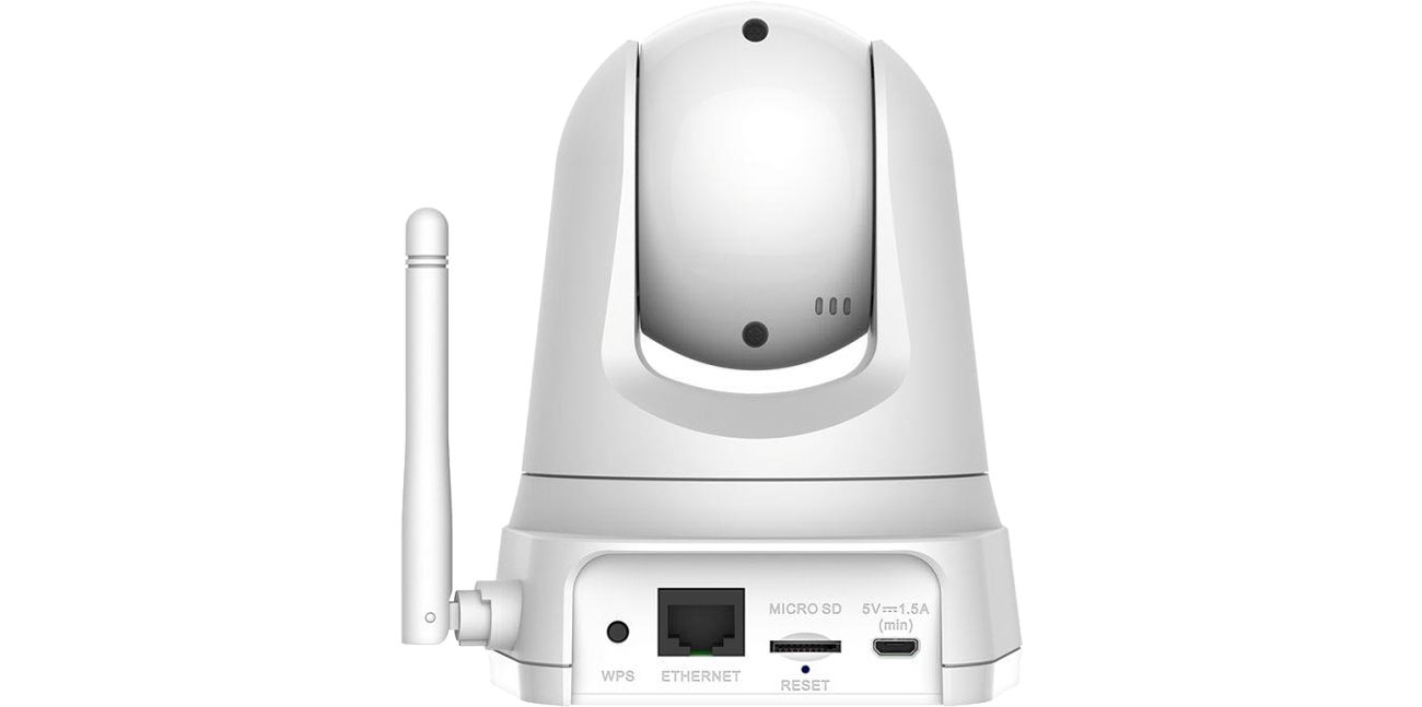 D-Link DCS-5030L Widok z tyłu złącza