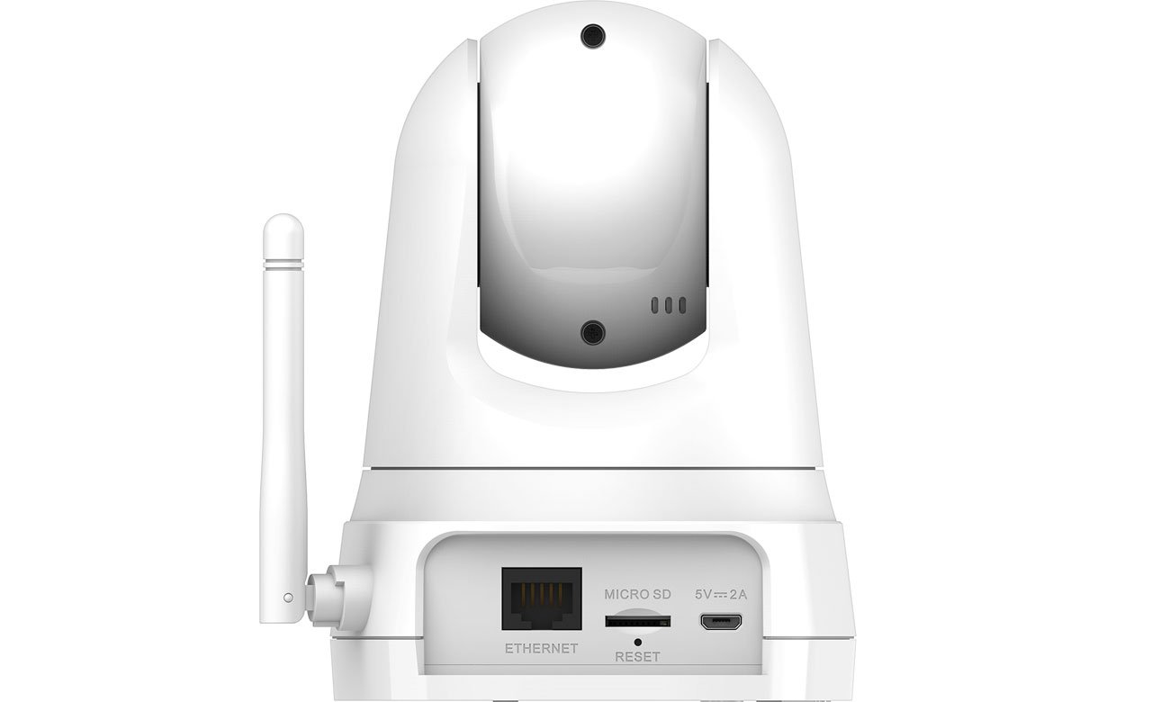 D-Link DCS-8525LH Widok z tyłu, złącza